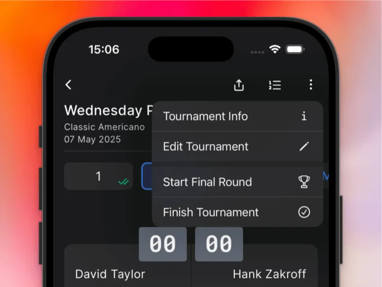 Final Round in Americano